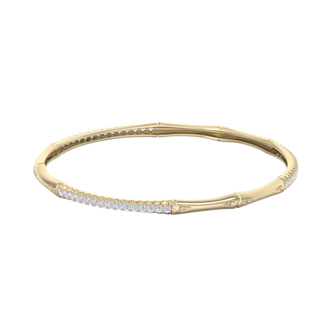 Classic bracelet in rose gold with white diamonds of 2.40 ct in weight